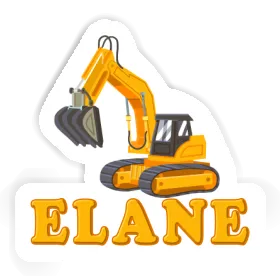 Sticker Elane Excavator Image