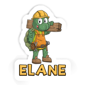 Elane Sticker Construction worker Image