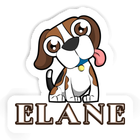 Elane Sticker Beagle Dog Image