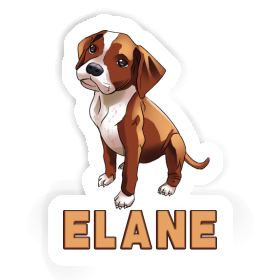 Elane Autocollant Boxer Image