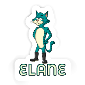 Sticker Elane Katze Image