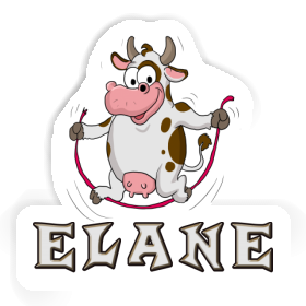 Autocollant Vache Elane Image