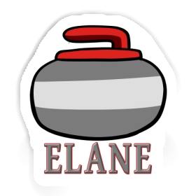 Sticker Curling Stone Elane Image