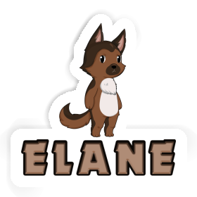 Sticker Deutscher Schäferhund Elane Image