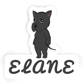 Elane Sticker Giant Schnauzer Image