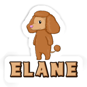 Sticker Poodle Elane Image