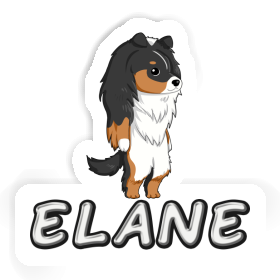 Elane Sticker Shetland Sheepdog Image