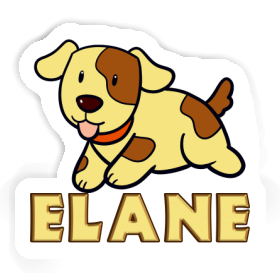 Sticker Elane Dog Image