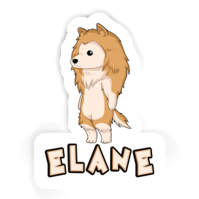 Collie Sticker Elane Image