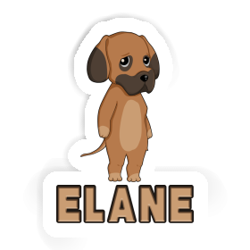 Sticker Elane German Mastiff Image