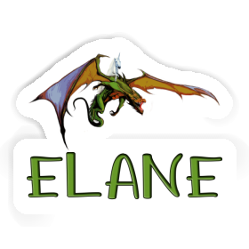 Elane Autocollant Dragon Image