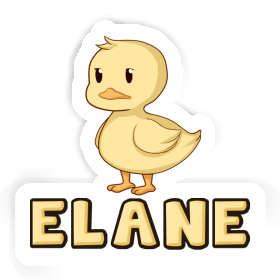 Aufkleber Elane Ente Image