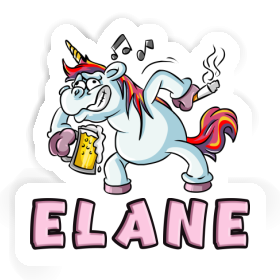 Elane Sticker Party Unicorn Image