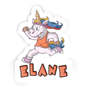 Läuferin Sticker Elane Image