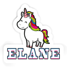 Licorne Autocollant Elane Image