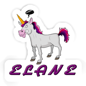 Elane Sticker Angry Unicorn Image