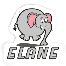 Sticker Elane Elefant Image