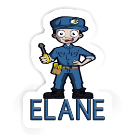 Sticker Electrician Elane Image