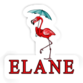 Flamant Autocollant Elane Image