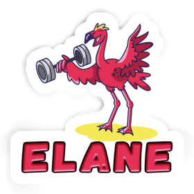 Weight Lifter Sticker Elane Image