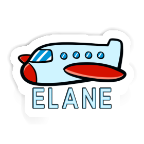 Autocollant Avion Elane Image