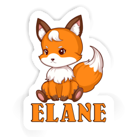 Renard Autocollant Elane Image