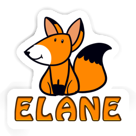 Autocollant Renard Elane Image