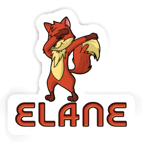 Elane Autocollant Renard Image