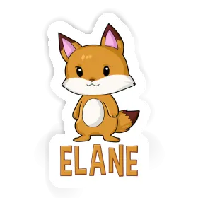 Autocollant Renard Elane Image