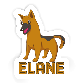 Sticker Elane German Shepherd Image