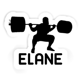 Sticker Elane Weightlifter Image