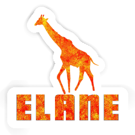 Sticker Elane Giraffe Image