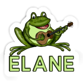 Elane Autocollant Grenouille Image