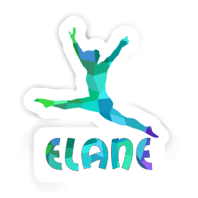 Autocollant Gymnaste Elane Image