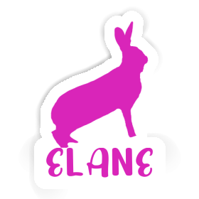 Elane Autocollant Lapin Image