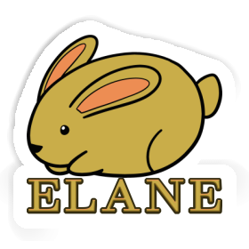 Elane Autocollant Lapin Image