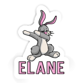 Elane Autocollant Lapin Image