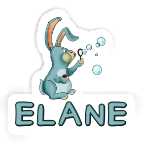 Lapin Autocollant Elane Image