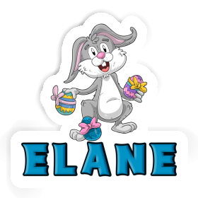 Autocollant Elane Lapin de Pâques Image