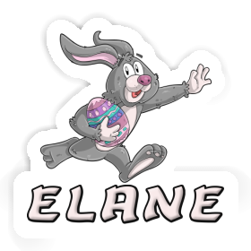 Elane Sticker Rugby rabbit Image