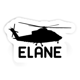 Elane Sticker Helicopter Image