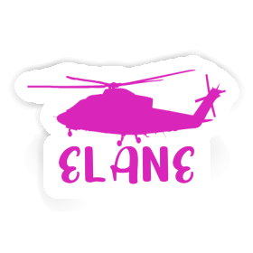 Elane Sticker Helicopter Image