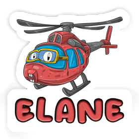 Helicopter Sticker Elane Image