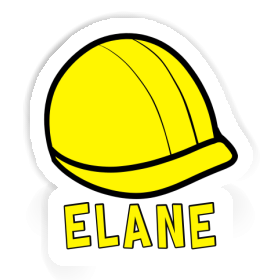 Elane Sticker Helmet Image