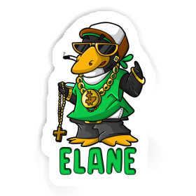 Elane Autocollant Pingouin hip-hop Image