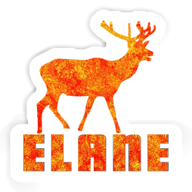 Cerf Autocollant Elane Image