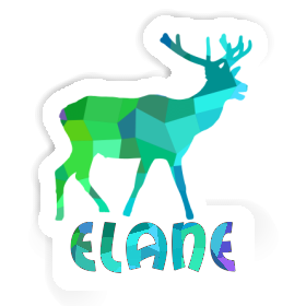 Elane Autocollant Cerf Image