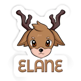 Autocollant Cerf Elane Image