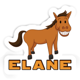 Sticker Elane Grinsepferd Image