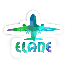 Autocollant Jumbo-Jet Elane Image